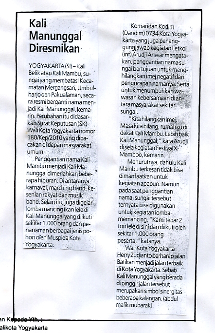 Kliping jogja terbaru